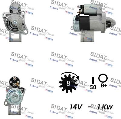 Fispa S12MH0543A2 - Motorino d'avviamento autozon.pro