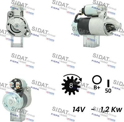 Fispa S12MH0553A2 - Motorino d'avviamento autozon.pro