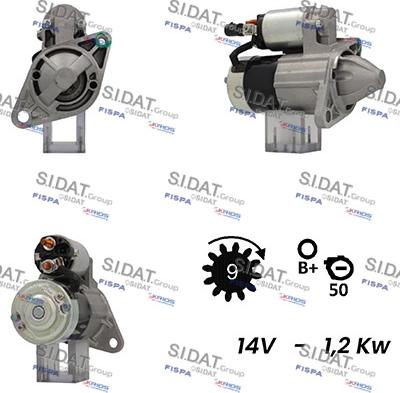 Fispa S12MH0501 - Motorino d'avviamento autozon.pro