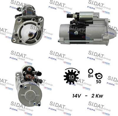 Fispa S12MH0502A2 - Motorino d'avviamento autozon.pro