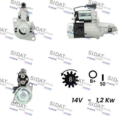 Fispa S12MH0573A2 - Motorino d'avviamento autozon.pro