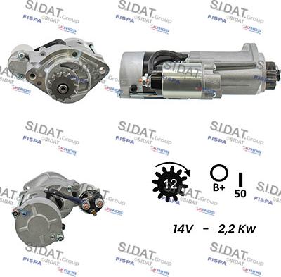 Fispa S12MH0162A2 - Motorino d'avviamento autozon.pro