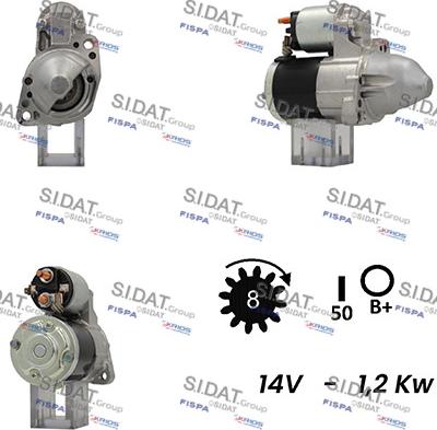 Fispa S12MH0395A2 - Motorino d'avviamento autozon.pro