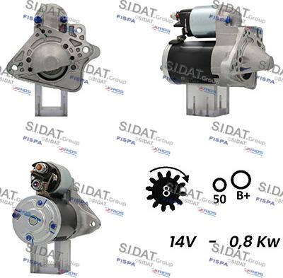 Fispa S12MH0365A2 - Motorino d'avviamento autozon.pro