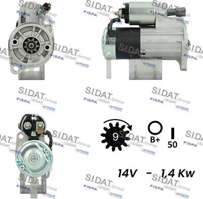 Fispa S12MH0332A2 - Motorino d'avviamento autozon.pro