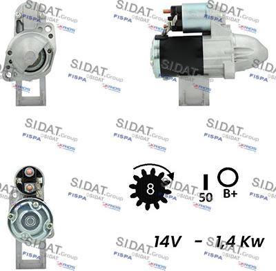 Fispa S12MH0328 - Motorino d'avviamento autozon.pro