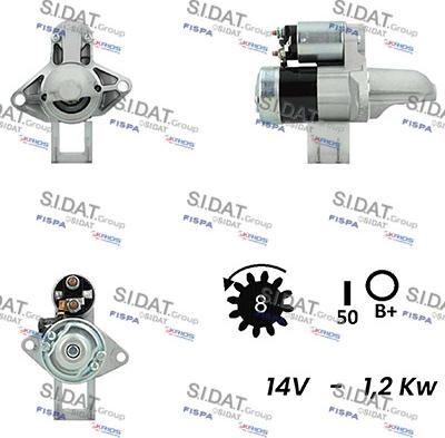 Fispa S12MH0219A2 - Motorino d'avviamento autozon.pro