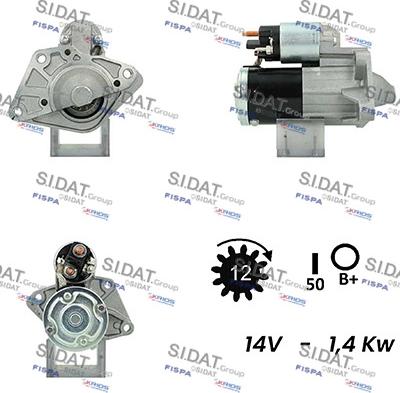 Fispa S12MH0218A2 - Motorino d'avviamento autozon.pro