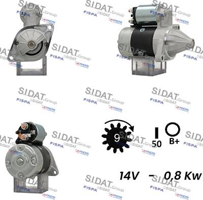 Fispa S12MH0220A2 - Motorino d'avviamento autozon.pro