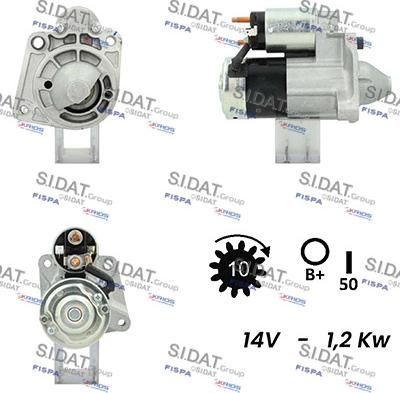 Fispa S12MH0752 - Motorino d'avviamento autozon.pro