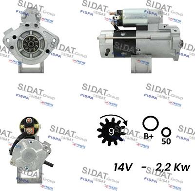 Fispa S12MH0781A2 - Motorino d'avviamento autozon.pro