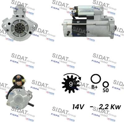 Fispa S12MH0781 - Motorino d'avviamento autozon.pro