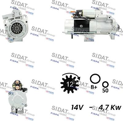 Fispa S12MH0779A2 - Motorino d'avviamento autozon.pro