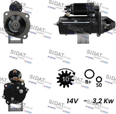 Fispa S12ML0197A2 - Motorino d'avviamento autozon.pro