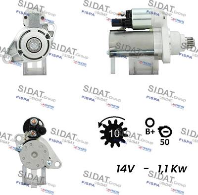 Fispa S12VA0446 - Motorino d'avviamento autozon.pro