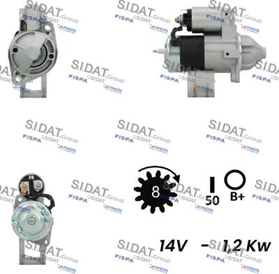 Fispa S12VA0409 - Motorino d'avviamento autozon.pro