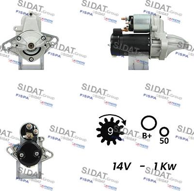 Fispa S12VA0403A2 - Motorino d'avviamento autozon.pro