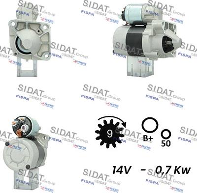 Fispa S12VA0476A2 - Motorino d'avviamento autozon.pro