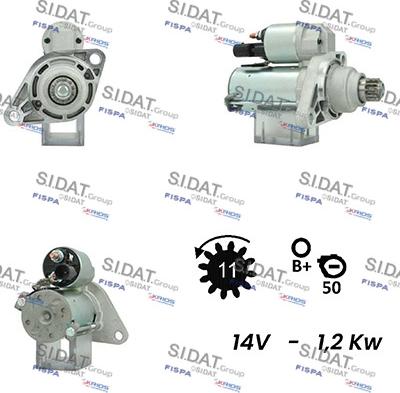 Fispa S12VA0632A2 - Motorino d'avviamento autozon.pro