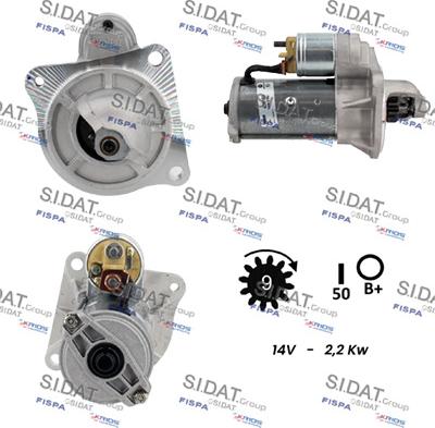 Fispa S12VA0045 - Motorino d'avviamento autozon.pro