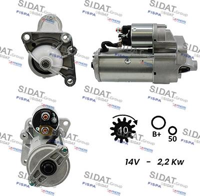 Fispa S12VA0052 - Motorino d'avviamento autozon.pro