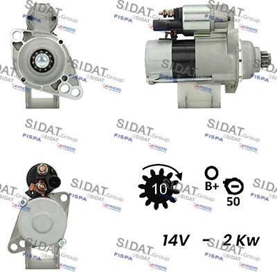 Fispa S12VA0015 - Motorino d'avviamento autozon.pro