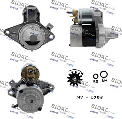 Fispa S12VA0011 - Motorino d'avviamento autozon.pro