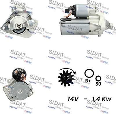 Fispa S12VA0012 - Motorino d'avviamento autozon.pro