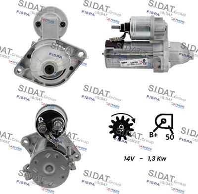 Fispa S12VA0017 - Motorino d'avviamento autozon.pro