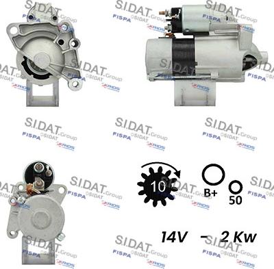 Fispa S12VA0031 - Motorino d'avviamento autozon.pro