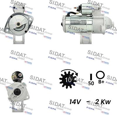 Fispa S12VA0024A2 - Motorino d'avviamento autozon.pro