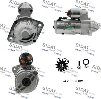 Fispa S12VA0024 - Motorino d'avviamento autozon.pro