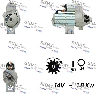 Fispa S12VA0026A2 - Motorino d'avviamento autozon.pro