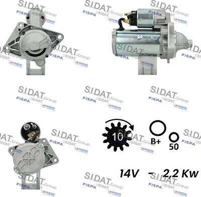 Fispa S12VA0021 - Motorino d'avviamento autozon.pro