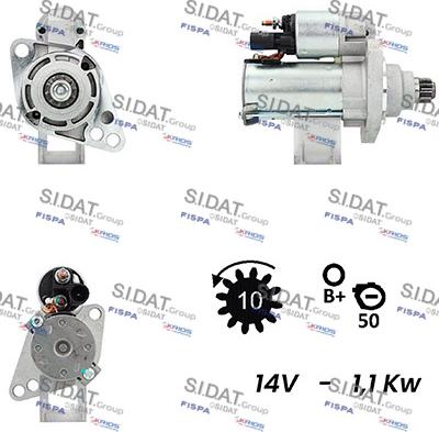 Fispa S12VA0072A2 - Motorino d'avviamento autozon.pro