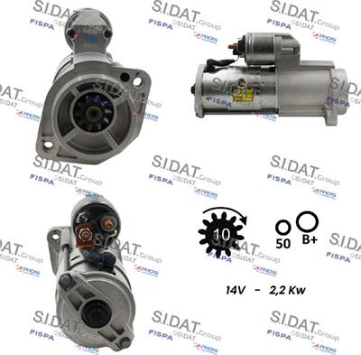 Fispa S12VA0893 - Motorino d'avviamento autozon.pro