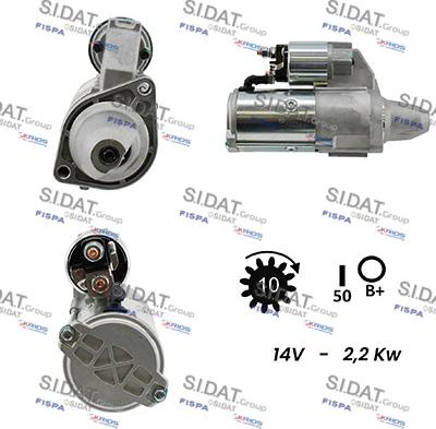 Fispa S12VA0314 - Motorino d'avviamento autozon.pro