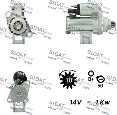 Fispa S12VA0247 - Motorino d'avviamento autozon.pro