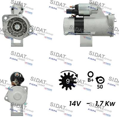 Fispa S12VA0250A2 - Motorino d'avviamento autozon.pro