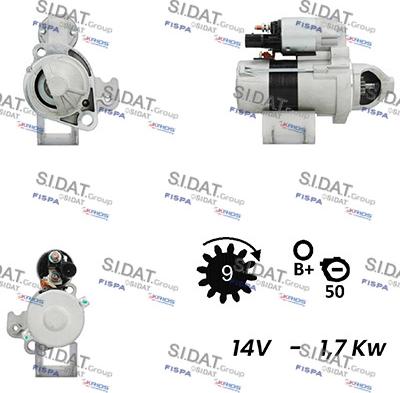 Fispa S12VA0253 - Motorino d'avviamento autozon.pro