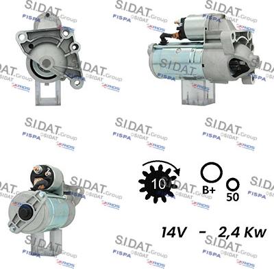 Fispa S12VA0281A2 - Motorino d'avviamento autozon.pro