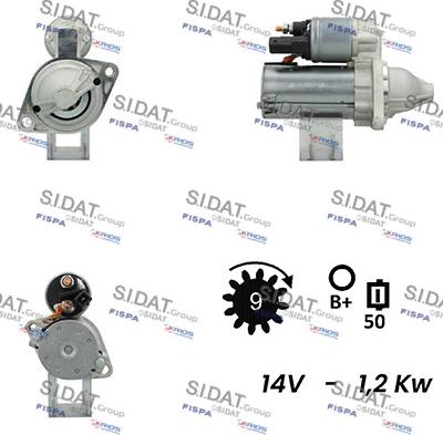 Fispa S12VA0237A2 - Motorino d'avviamento autozon.pro