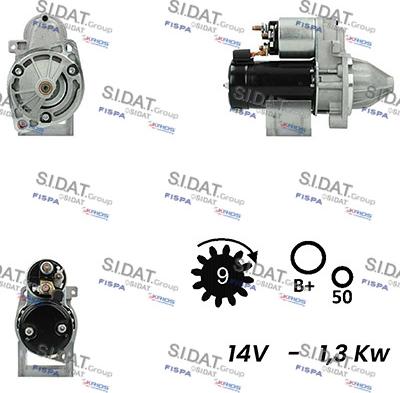 Fispa S12VA0272A2 - Motorino d'avviamento autozon.pro