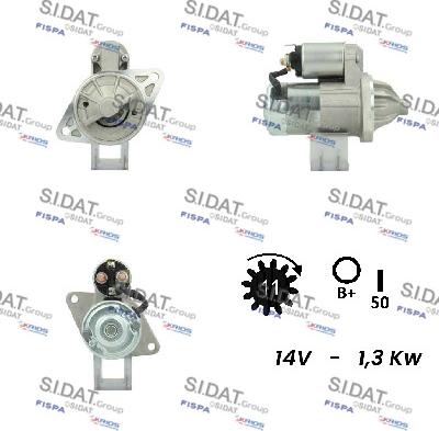 Fispa S12VA0763A2 - Motorino d'avviamento autozon.pro