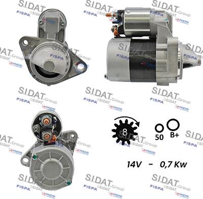 Fispa S12VA0773 - Motorino d'avviamento autozon.pro