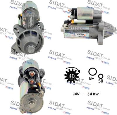 Fispa S12VS0694 - Motorino d'avviamento autozon.pro