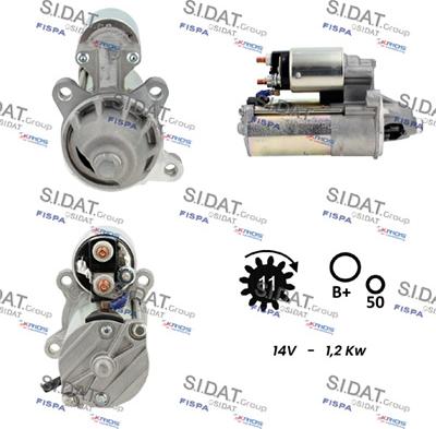 Fispa S12VS0696 - Motorino d'avviamento autozon.pro