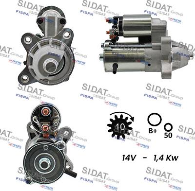 Fispa S12VS0054A2 - Motorino d'avviamento autozon.pro