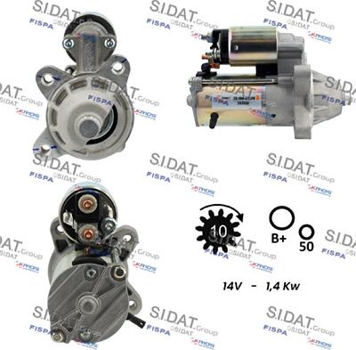 Fispa S12VS0054 - Motorino d'avviamento autozon.pro