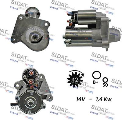 Fispa S12VS0013A2 - Motorino d'avviamento autozon.pro